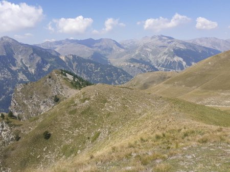 Vue vers l’ouest Vallon de Ferrere