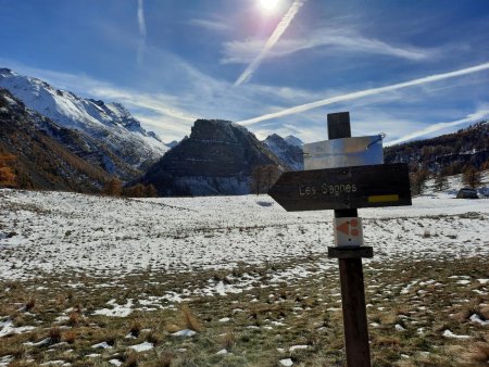 Descente vers le lac