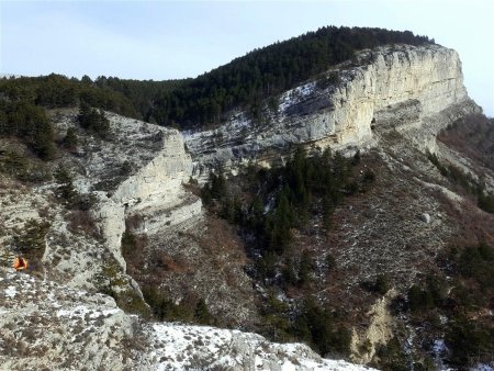 Retour sous le Pas du Colombier