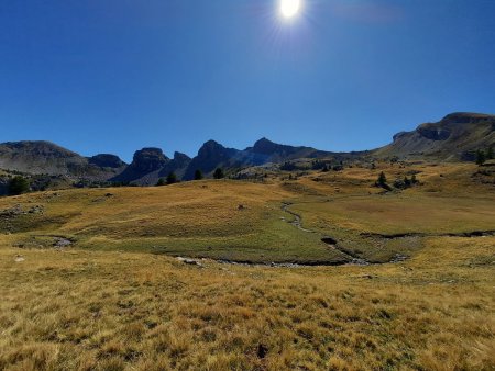 Retour vers le Lac d’Allos