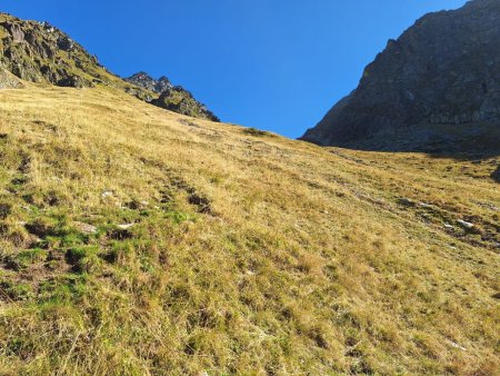 Le début de la Plagne Vaumard