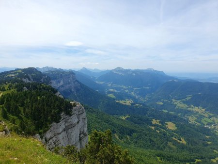 Vue depuis le sommet du Mont Granier