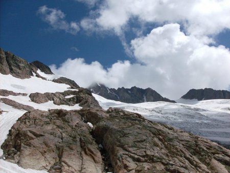 Fin du glacier.