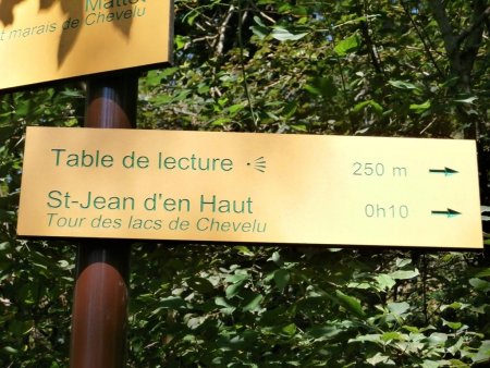 On quitte le sentier de découverte du marais.