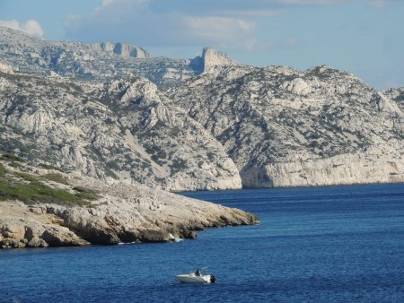 Vers l’est des calanques.