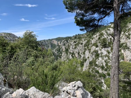 Les gorges du haut de la barre.