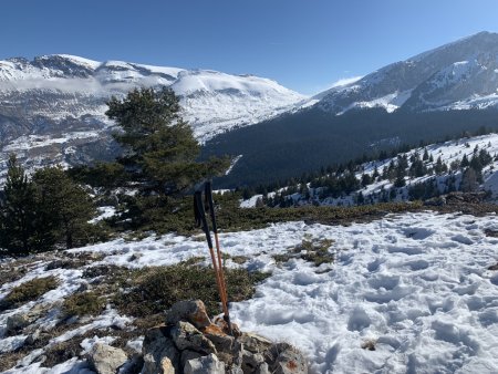 Sommet, vers le col de Rabou.