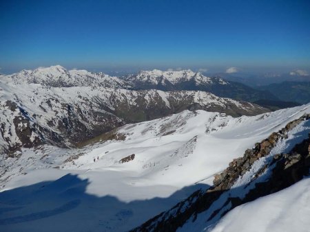 Vue côté Parozan, Grand Mont etc