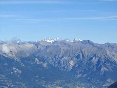 Vue vers les Ecrins.