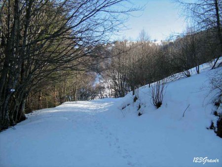 Vers la piste de Belacker