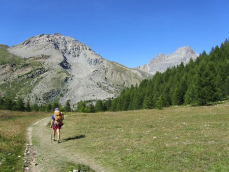 Descente du vallon de Mary.