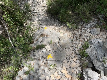  Les 2 croix, prendre tout droit.