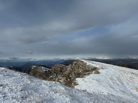 Crête vers l’ouest.