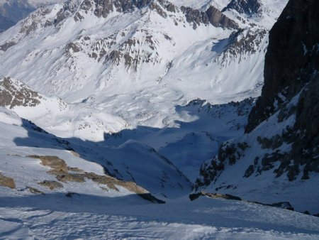 Le couloir vu du col