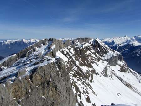 Vue vers la Pointe d’Areu.