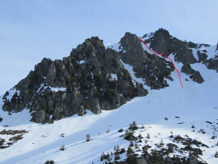 Le couloir à remonter.