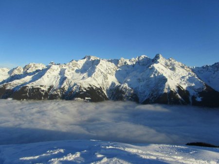 Le panorama sur Belledonne.