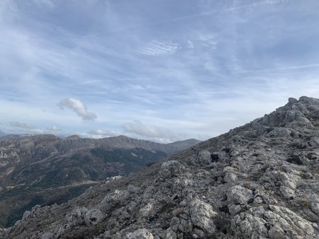 Les crêtes du Chiran.