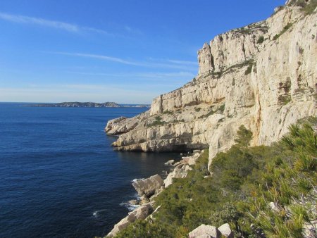 On arrive à la Calanque de l’Escu.