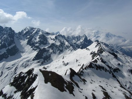 l’aiguille de Bérard et l’aiguille du Belvédère