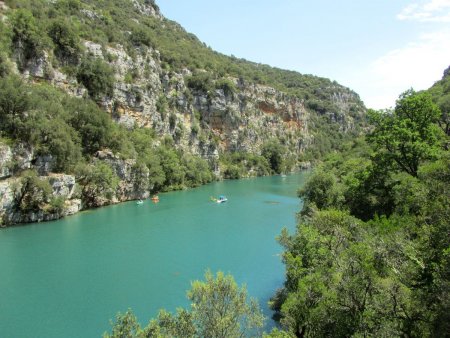 Retour agréable le long du Verdon.