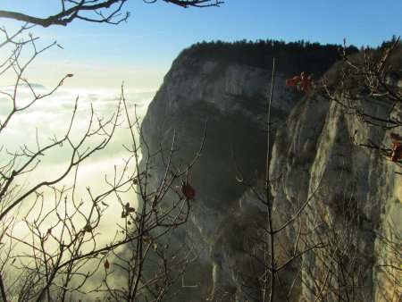 Les falaises du Mont Peney.