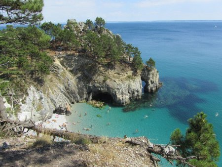 On surplombe la plage pour faire quelques photos.