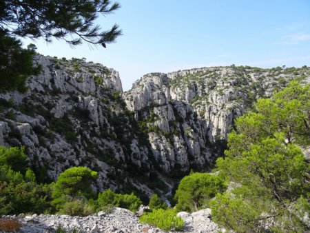 Vallon d’en-Vau vu du col du Portalet.