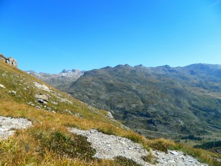 Descente sur la vallée de la Clarée.