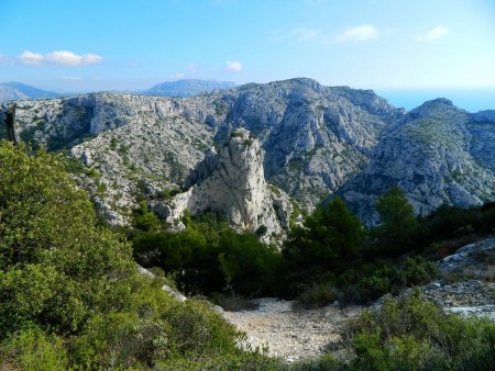 Une vue insolite de la pointe Callot.