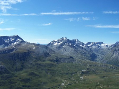 Le massif d’Ambin, vue du sommet.