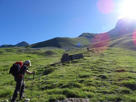 montée aprés la cabane des Mulets