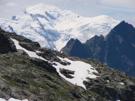 Dernier regard sur le Mont Blanc