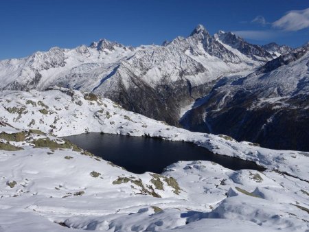 Regard arrière sur le lac...