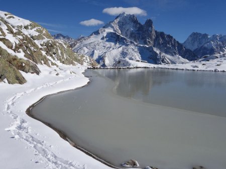 Sur les berges du lac Blanc...