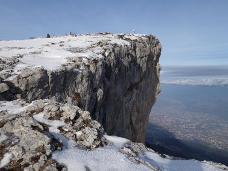 La crête des Ramées, suspendue au-dessus du vide...