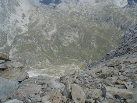 Vue sur le refuge du Fond d’Aussois