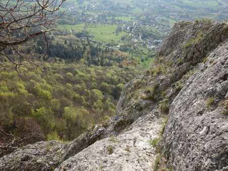 Sur les vires du Chavardon.