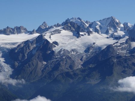 Glaciers du Trient et des Grands, Aiguilles d’Argentière et du Chardonnet...