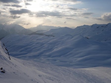 Descente vers le vallon...