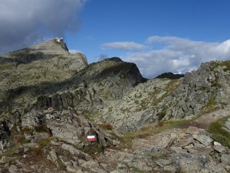 Direction le Brévent, pour l’instant dégagé...