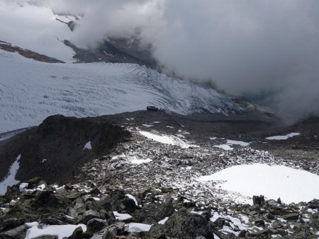 Descente vers le refuge...