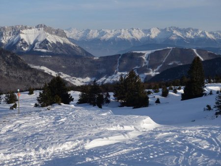 Montée par les pistes...