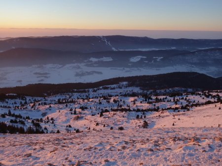 Las vallons déjà dans l’ombre...