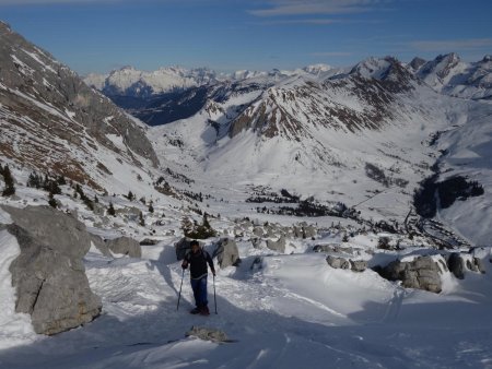 Montée au Roc des Tours, entre neige et calcaire...