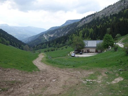 Descente de la combe des Allières...