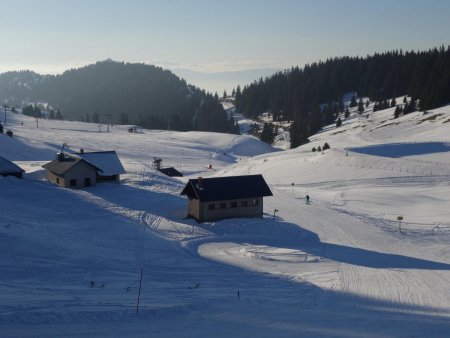 Sur les pistes de ski...