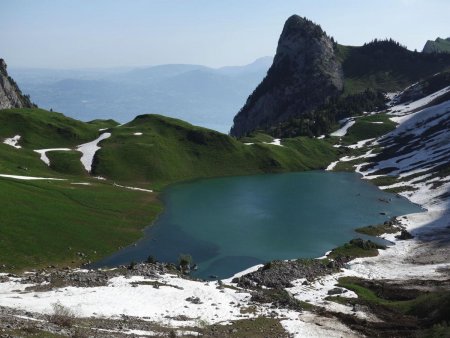 Vue sur le lac de Lovenex.