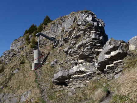 Le ressaut à franchir...