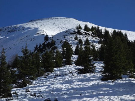 La crête du Bécrey, à remonter...